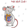 Weihnachten Maus