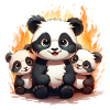 Baby panda squad