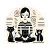 Yoga avec les chats