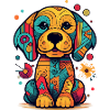 Bunter Hund