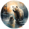Grizzly Bear Family