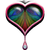 Rainbow Heart Pendant