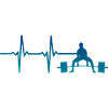 Heartbeat Deadlift Silhouette