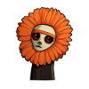 Eye: Orange Flower