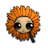 Eye: Orange Flower