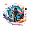 Astronaute en design spatial