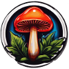 Small Red Mushroom