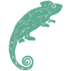 Caméléon vert