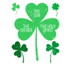 Catholic Religious Irish Shamrock Christian