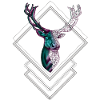 Geometric Deer – Modern Nature Design