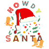 Christmas - Howdy Santa - Red Beanie