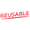 RÉUTILISABLE