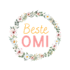 Beste Omi! Floral, personalisierbar