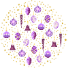 Xmas Galaxy Purple