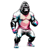 Boxe Boxeur Gorille