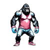 Boxe Boxeur Gorille