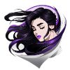Woman face profile