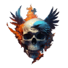 Phoenix Skull