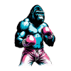 Boxe Boxeur Gorille