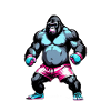 Boxe Boxeur Gorille