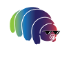 Cool Bärtierchen Regenbogen