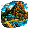 Landschaft - Illustration
