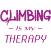Climbing is my therapy