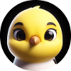 Chicks in animation style