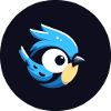 Cute Cartoon Blue