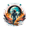 Cool astronaut design