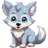 Süßes Wolfsjunges
