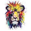 Aquarelle de Lion