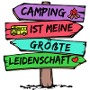 Campingplatz Camping Wanderer Wohnmobil Statement