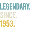 71-års fødselsdag 71 års legendarisk siden 1953