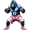 Boxe Boxeur Gorille