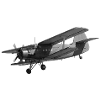 Flugzeug AN2 Doppeldecker Propeller Oldtimer