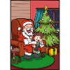 Santa Claus With Kid