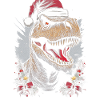 T-rex Christmas Dino Festive