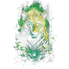 Majestueux Jungle faune sauvage oeuvre