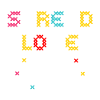 Love Pixel Heart Design créatif