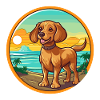 Huntaway Dog Breed Cartoon Kawaii Clipart Dog Pet