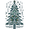 Sapin de Noël élégant