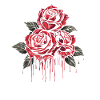 Rote Rose Goth Cool