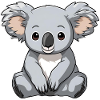Koala sitting