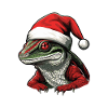 LizardChristmas Animal Head Lizard