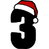 3 Zahl Weihnachten