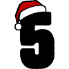 5 Zahl Weihnachten