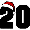 20 Zahl Weihnachten