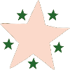 Étoile Rose Vert