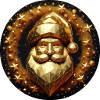 Père Noël doré
